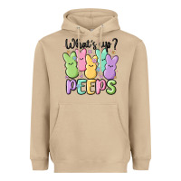 Mushroom what's up peeps Heavyweight Hoodie - MaliasSmallBusiness