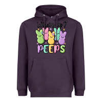 Plum what's up peeps Heavyweight Hoodie - MaliasSmallBusiness