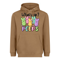 Toasted Coconut what's up peeps Heavyweight Hoodie - MaliasSmallBusiness