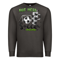 Smoke hot mess always stressed soccer mama stanley cup Premium Sweatshirt - MaliasSmallBusiness