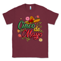 Burgundy cinco de mayo Classic Tee - JahusDesignShop