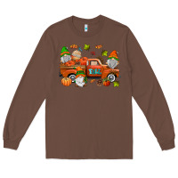 Chestnut fall gnomes truck Long Sleeve Tee - AdoDesignShop