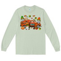 Matcha fall gnomes truck Long Sleeve Tee - AdoDesignShop