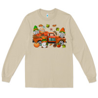 Mushroom fall gnomes truck Long Sleeve Tee - AdoDesignShop