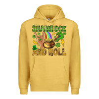 Antique Gold Shamrock and roll Premium Hoodie - BundleAndBundleShop
