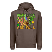 Coffee Shamrock and roll Premium Hoodie - BundleAndBundleShop