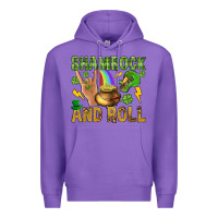 Purple Shamrock and roll Premium Hoodie - BundleAndBundleShop