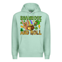 Seafoam Shamrock and roll Premium Hoodie - BundleAndBundleShop