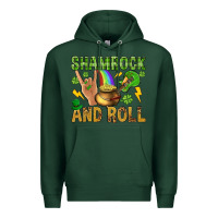 Sports Green Shamrock and roll Premium Hoodie - BundleAndBundleShop