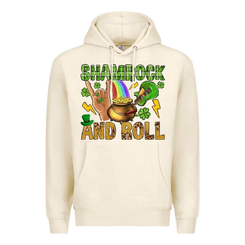 Shamrock And Roll Premium Hoodie by BundleAndBundleShop | Teevron