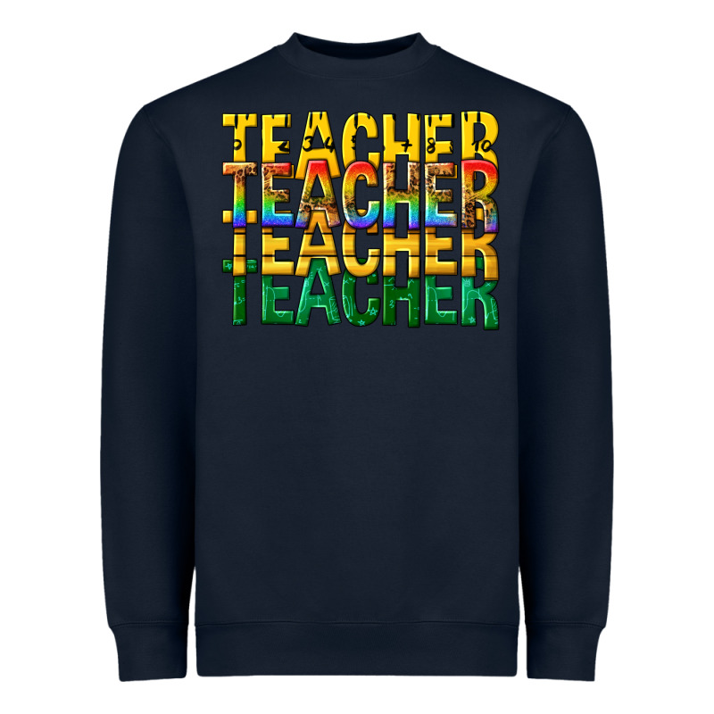 Teacher Teacher Teacher Heavyweight Sweatshirt by texasbilliewilder | Teevron