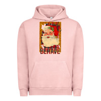 Pigment Salmon Behave Santa Urban Hoodie - Bettercallsaul