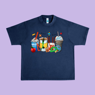 Math Teacher Coffee Cups Urban Heavy Tee Designed By Zillion Design Studio