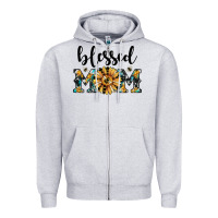 Blessed Mom Zipper Hoodie | Teevron