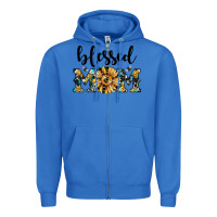 True Royal blessed mom Zipper Hoodie - JahusDesignShop
