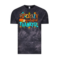 Cloud Black crazy grateful thankful Vintage Tee - Zillion Design Studio