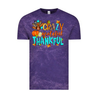 Cloud Purple crazy grateful thankful Vintage Tee - Zillion Design Studio