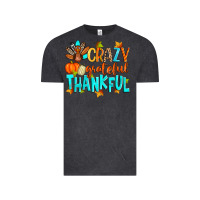 Vintage Black crazy grateful thankful Vintage Tee - Zillion Design Studio