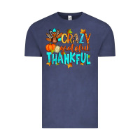 Vintage Denim crazy grateful thankful Vintage Tee - Zillion Design Studio