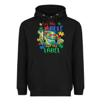 Black see the able not the label Heavyweight Hoodie - MaliasSmallBusiness