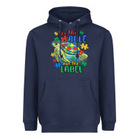 Navy see the able not the label Heavyweight Hoodie - MaliasSmallBusiness