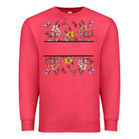 Cardinal wildflower your text here Premium Sweatshirt - MaliasSmallBusiness