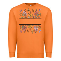 Carrot wildflower your text here Premium Sweatshirt - MaliasSmallBusiness