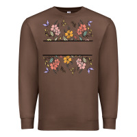 Chestnut wildflower your text here Premium Sweatshirt - MaliasSmallBusiness