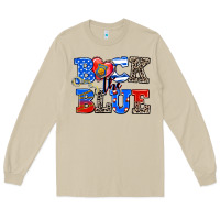 Mushroom back the blue Long Sleeve Tee - AdoDesignShop