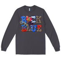 Smoke back the blue Long Sleeve Tee - AdoDesignShop