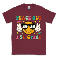 Burgundy peace out 2024 1st grade Classic Tee - JahusDesignShop