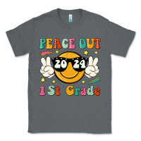 Charcoal Heather peace out 2024 1st grade Classic Tee - JahusDesignShop