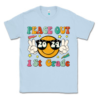 Dusty Blue peace out 2024 1st grade Classic Tee - JahusDesignShop