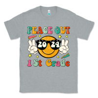 Heather Grey peace out 2024 1st grade Classic Tee - JahusDesignShop