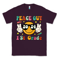 Plum peace out 2024 1st grade Classic Tee - JahusDesignShop