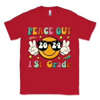 Red peace out 2024 1st grade Classic Tee - JahusDesignShop