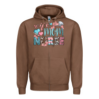 Chestnut wife mom nurse Zipper Hoodie - BundleAndBundleShop