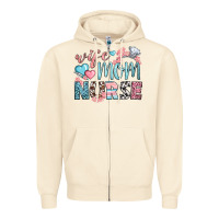 Sandshell wife mom nurse Zipper Hoodie - BundleAndBundleShop