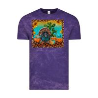 Cloud Purple turkey and pumpkins Vintage Tee - RanaPortraitStore