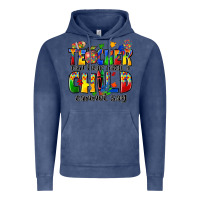 Vintage Denim teacher can hear what a child cannot say Vintage Hoodie - Zillion Design Studio