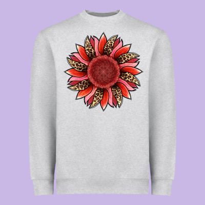 Heavyweight Sweatshirt valentine's day sunflower
