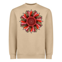 Mushroom valentine's day sunflower Heavyweight Sweatshirt - RanaPortraitStore