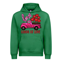 Emerald valentine's day loads of love turck with balloons Urban Hoodie - RanaPortraitStore