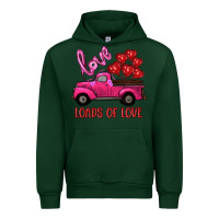 Forest Green valentine's day loads of love turck with balloons Urban Hoodie - RanaPortraitStore