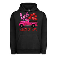 Pigment Black valentine's day loads of love turck with balloons Urban Hoodie - RanaPortraitStore