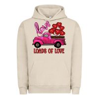 Pigment French Oak valentine's day loads of love turck with balloons Urban Hoodie - RanaPortraitStore