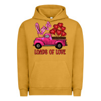 Pigment Peanut Butter valentine's day loads of love turck with balloons Urban Hoodie - RanaPortraitStore