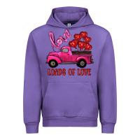Tulip valentine's day loads of love turck with balloons Urban Hoodie - RanaPortraitStore