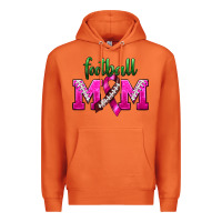 Carrot Football Mom Breast Cancer Premium Hoodie - BundleAndBundleShop