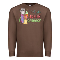 Chestnut i feel like garbage raccoon Premium Sweatshirt - MaliasSmallBusiness